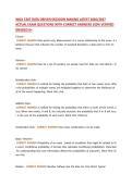 WGU C207 DATA DRIVEN DECISION MAKING LATEST 2026&sol;2027&NewLine;ACTUAL EXAM QUESTIONS WITH CORRECT ANSWERS 100&percnt; VERIFIED&NewLine;GRADED A&plus;