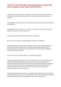 Turf Pest Control 3B Kansas Exam comprehensive questions fully solved & updated &lpar;Latest Update 2026&rpar; UPDATE&excl;&excl;&NewLine;