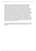 information provision underestimating cost chain of analysis