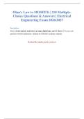 Electrical Circuits Exam 2026&sol;2027