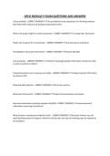 APCO MODULE 9 EXAM QUESTIONS AND ANSWERS&period;