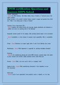 CPIM certification Questions and Answers 100&percnt; Solved