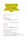 NUR 651 EXAM REVIEW QUESTIONS AND VERIFIED CORRECT ANSWERS GRADED A&plus; -LATEST 2026-2027- 100- GUARANTEED PASS&period;docx&NewLine;&NewLine;