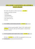 Emergency Medical Dispatch Course Version 14 Study Guide with Practice Questions and Answers by Emergency Medical Dispatch Study Resource
