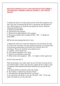 HESI OB MATERNITY EXAM LATEST QUESTIONS WITH CORRECT &NewLine;ANSWERS&vert; 100&percnt; VERIFIED ALREADY GRADED A&plus; NEW UPDATE &NewLine;2026-2027