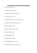 CNA ABBREVIATIONS EXAM QUESTIONS AND ANSWERS&period;