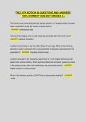 TNCC 8th Edition 50 Practice Questions and Answers 2026 Trauma Nursing Core Course Study Guide