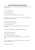 KNOWN NERC EXAM QUESTIONS AND ANSWERS&period;
