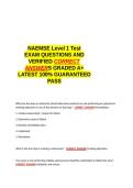 NAEMSE Level 1 Test EXAM QUESTIONS AND VERIFIED CORRECT ANSWERS GRADED A&plus; -LATEST 2026-2027- 100- GUARANTEED PASS&period;docx&NewLine;&NewLine;