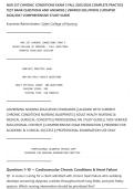 NUR 257 CHRONIC CONDITIONS EXAM 3 FALL 2025&sol;2026 COMPLETE PRACTICE&NewLine;TEST BANK QUESTIONS AND ANSWERS &vert; VERIFIED SOLUTIONS &vert; UPDATED&NewLine;2026&sol;2027 COMPREHENSIVE STUDY GUIDE