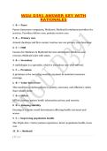 WGU D391 ANSWER KEY WITH RATIONALES