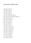 PSA AIRLINES AIRPORT CODES