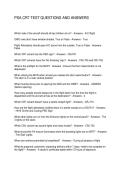 PSA CR7 TEST QUESTIONS AND ANSWERS