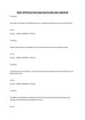 NERC CERTIFICATION EXAM QUESTIONS AND ANSWERS&period;