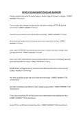 NMETC EXAM 1 QUESTIONS AND ANSWERS
