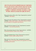 MSN 570 ADVANCED PATHOPHYSIOLOGY MIDTERM EXAM AND STUDY GUIDE NEWEST 2026 TEST BANK&vert; COMPLETE 250 REAL EXAM QUESTIONS AND CORRECT VERIFIED ANSWERS&sol; GRADED A&plus;&vert; MSN 570 MID -TERM EXAM REVIEW &lpar;BRAND NEW&excl;&excl;&rpar;