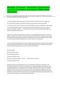 Module 10 Exam- Saunders Questions and All Complete Solutions 2025-2026 Updated&period;