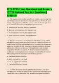 HESI PEDS Exam Questions and Answers&NewLine;&vert; 2026 Updated Practice Questions &vert;&NewLine;Grade A&plus;&NewLine;