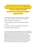 Virginia State Emergency Vehicle Operations &lpar;EVOC&rpar; &NewLine;Comprehensive Resource To Help You Ace 2026-2027 Exams &NewLine;Includes Frequently Tested Questions With ELABORATED &NewLine;100&percnt; Correct COMPLETE SOLUTIONS &NewLine;Guaranteed Pass First Attempt&excl;&excl; Current Update&excl;&excl; &NewLine;Insta