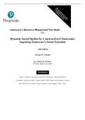 Solutions Manual & Test Bank - Dynamic Social Studies&comma; 11th Edition &lpar;Maxim&comma; 2017&rpar;&comma; Chapters 1-13 &vert; All Chapters&NewLine;