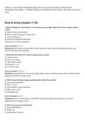 NURS 611 Exam 4 Advanced Pathophysiology&colon; Renal&comma; GI&comma; Pulmonary&comma; Endocrine&comma; Reproductive&comma;&NewLine;Hematology&comma; Immunology &ndash; 150 Master Questions with Multiple Correct Answers&comma; Rationales&comma; and Clinical&NewLine;Pearls&period;NURS 611 Exam 4 Advanced Pathophysiology&colon; Renal&comma; GI&comma; Pu