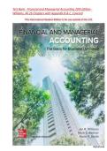 Test Bank - Financial and Managerial Accounting 20th Edition -&NewLine;Williams&comma; All 26 Chapters with Appendix B & C&comma; Covered