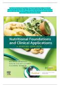 Complete Test Bank For Nutritional Foundations and Clinical Applications&comma;Edition 8 A Nursing Approach By Michele Grodner&comma; EdD&comma; CHES&comma; Sylvia Escott-Stump&comma; MA&comma; RD&comma; LDN and Suzanne Dorner&comma; MSN&comma; RN&comma; CCRN &vert; All 1-20 Chapters Covered With Questions And Verified