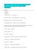 NUR 2310 -Final Exam Questions and All Correct Answers 2025-2026 Updated&period;