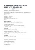 ICA EXAM 1 QUESTIONS WITH COMPLETE SOLUTIONS