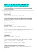 NURS 2310- PEDS Test Quizzes and All Correct Answers 2026 Updated&period;