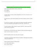 NC Pesticide Applicator Core Manual Exam Questions and Answers Latest Graded A&plus;