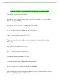 NC Pesticide Applicator Core Manual Exam Questions and Answers Latest Graded A&plus;