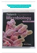 TEST BANK FOR Talaro&rsquo;s Foundations in Microbiology &lpar;12th Edition&comma; Chess&rpar; &vert; All 1-27 Chapters Covered With Questions And Verified Solutions With Detailed Rationales And Case Studies&period;