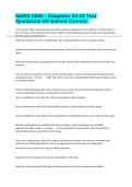 NURS 2500 - Chapters 20-22 Test Questions All Solved Correct&period;