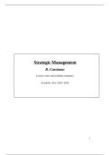 Strategic Management Full Resume  &lpar;KULeuven - Cassiman&rpar; &lbrack;D0R04a&rsqb;
