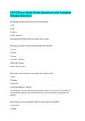 CP-FS Exam Study Guide Questions with Complete Reliable Solutions