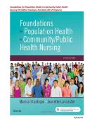 TEST BANK FOUNDATIONS FOR POPULATION HEALTH IN COMMUNITY&sol; PUBLIC HEALTH NURSING&comma; 5TH EDITION BY MARCIA STANHOPE &vert; ISBN-13 978-0323443838 &vert; ALL CHAPTERS INCLUDED &lpar; 1-32 &rpar; &NewLine;
