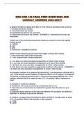 CEM 142 PACKAGED EXAMS&excl;&excl;