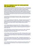 WGU D431 FORENSICS EXAM TEST PAPER QUESTIONS AND ANSWERS SURE A&period;pdf