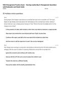 HESI Management Practice Exam &ndash; Nursing Leadership & Management Questions with Rationales and Study Guide