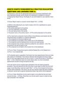 COG170 COGITO FUNDAMENTALS PRACTICE EVALUATION QUESTIONS AND ANSWERS FIRM