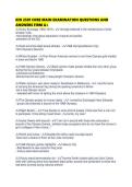 KIN 2501 CORE MAIN EXAMINATION QUESTIONS AND ANSWERS FIRM 