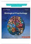 Test Bank&colon; Biological Psychology &lpar;14th Edition&rpar; &ndash; James W&period; Kalat  &sol;9780357798126 &sol;2026