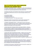 TNCC 9TH EDITION MAIN CORE EXAMINATION QUESTIONS AND ANSWERS FIRM A&period;pdf