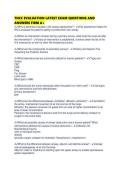 TNCC EVALUATION LATEST EXAM QUESTIONS AND ANSWERS FIRM A&period;pdf