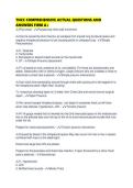 TNCC COMPREHENSIVE ACTUAL QUESTIONS AND ANSWERS FIRM A&period;pdf
