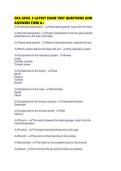 OFA LEVEL 3 LATEST EXAM TEST QUESTIONS AND ANSWERS FIRM A&period;pdf