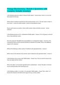 Portage Biochemistry- Module 4 Questions with Complete Reliable Solutions
