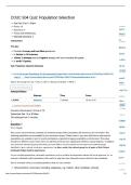 COUC 504 QUIZ&colon; POPULATION SELECTION &vert; QUESTIONS AND ANSWERS &vert; 2026 UPDATE &vert; 100&percnt; CORRECT&period;