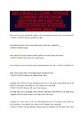 A&P 2 MODULE 3 EXAM - PORTAGE&NewLine;LEARNING UPDATE&vert;EXAM&NewLine;QUESTIONS WITH MULTIPLE&NewLine;CHOICES &vert;VERIFIED & REVISED&NewLine;ANSWERS &lpar;NEW&rpar;&excl;&excl;&excl;